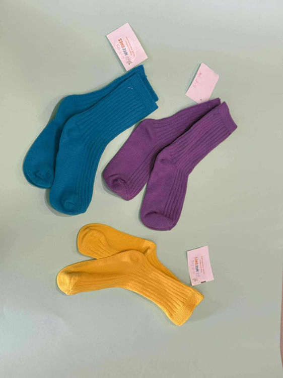 Picture of CS299 KIDS COTTON COLOURFUL SOCKS
